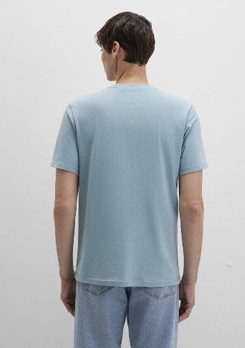 Resim Mavi Erkek T-shirt M0612896-70838