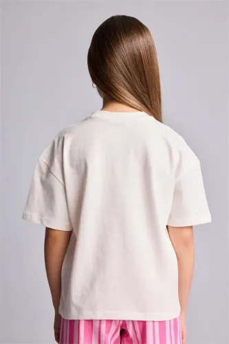 Resim Defacto Kız Çocuk T-shirt H6155A8/ER98