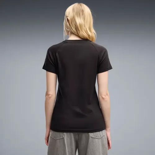 Resim Puma Sequins Tee Kadın T-Shirt 694576-01