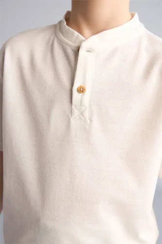 Resim Defacto Erkek Çocuk T-shirt H3496A8/ER105