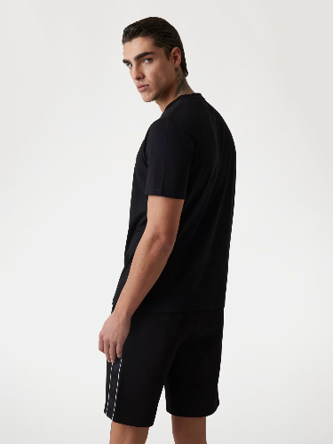 Resim Guess Athleisure  Erkek  T-shirt Z2YI11J1314-JBLK Ss Alphy T-Shırt