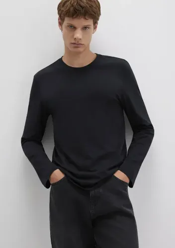 Resim Mavi Erkek T-Shirt M062477-27062