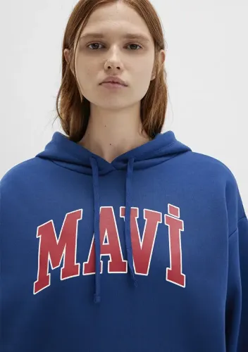 Resim Mavi Kadın Sweat M1600361-82625