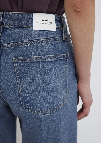 Resim Mavi Leıla Kadın Jean Pantolon M1010600-A1573