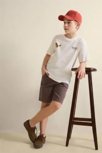 Resim Defacto Erkek Çocuk T-shirt H6362A8/ER105