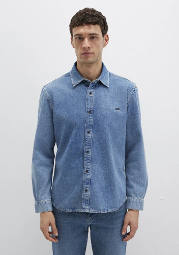 Resim Mavi Roy Vintage Erkek Gömlek M0210496-87937