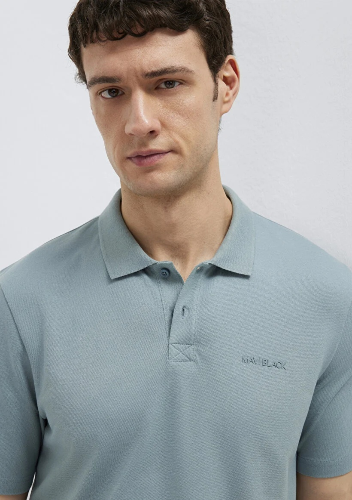 Resim Mavi Erkek T-shirt M0611837-70118