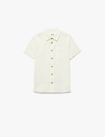 Resim Koton Erkek Çocuk Kısa Kol gömlek 6SKB60023TW