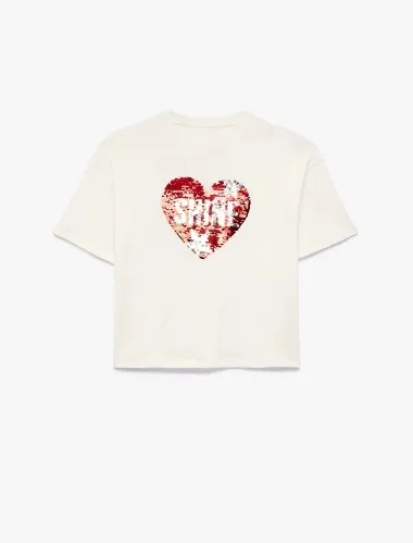 Resim Koton Kız Çocuk T-shirt 6SKG10523AK