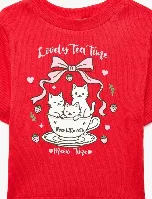 Resim Koton Kız Çocuk T-shirt 6SKG10333AK