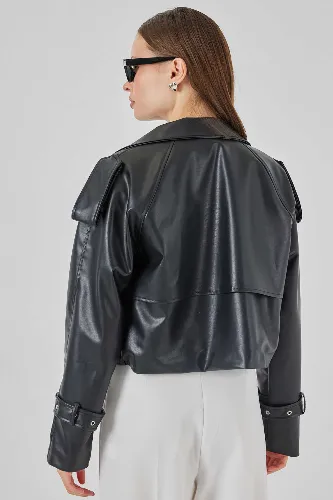 Resim Yenikoza Kadın Deri Mont ve Ceket