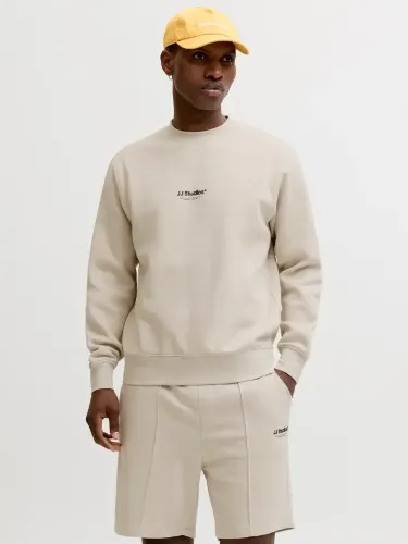 Resim Jack & Jones Jjesoho Sweat Crew Neck Noos Erkek Sweat 12278791