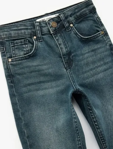 Resim Koton Erkek Çocuk Jean Pantolon 7WKB40003TD