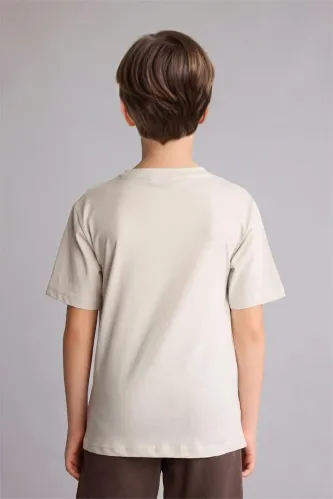 Resim Defacto Erkek Çocuk T-shirt G9965A8/GR503