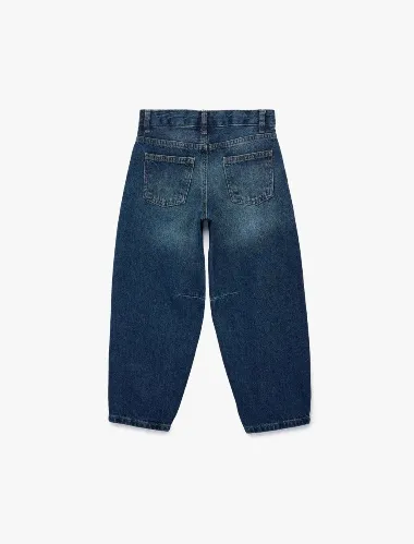 Resim Koton Kız Çocuk Jean Pantolon 7WKG40007AD