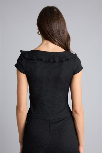 Resim Defacto Kadın T-shirt H1593AX/BK81