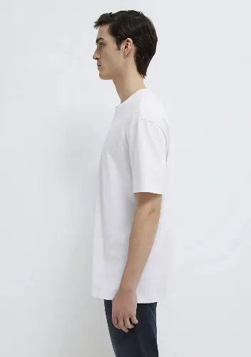 Resim Mavi Erkek T-shirt M0611596-620
