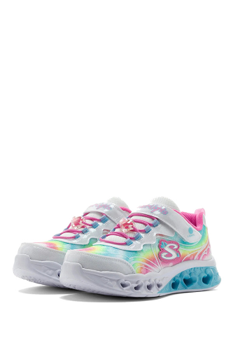 Resim Skechers FLUTTER HEART LİGHTS - GROOVY SWİRL Kız Çocuk Spor Ayakkabı 303253L WMLT