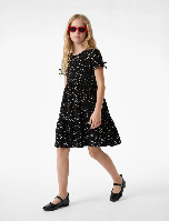 Resim Koton Kız Çocuk Elbise 6SKG80015AK