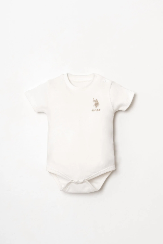 Resim U.S. Polo Assn Bebek Kız Bebek Üçlü Body Usb2953