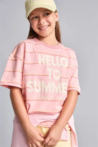 Resim Defacto Kız Çocuk T-shirt G1142A8/PN622