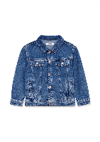 Resim Mavi Ken Erkek Çocuk Jean Ceket M6110001-86708
