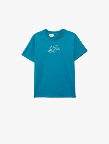 Resim Koton Erkek Çocuk T-shirt 6SKB10360TK