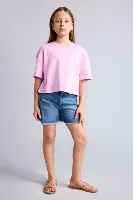 Resim Defacto Kız Çocuk T-shirt H7237A8/PN650