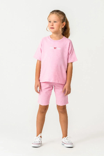 Resim Yenikoza Kız Çocuk Şort Takım