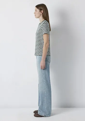 Resim Mavi Kadın T-shirt M1614397-91642
