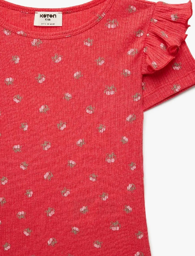 Resim Koton Kız Çocuk T-shirt 6SKG10064AK