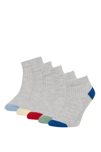 Resim Defacto Erkek Çocuk Kısa Çorap W8895A6/GR2
