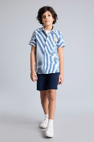 Resim Defacto Erkek Çocuk Kot&Kanvas Şort C2955A8/NV135