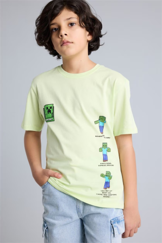 Resim Defacto Erkek Çocuk T-shirt G8884A8/GN404