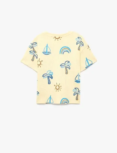 Resim Koton Erkek Bebek T-shirt 6SMB10195TK