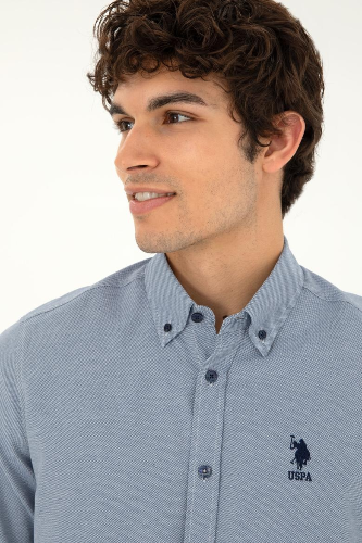 Resim U.S. Polo Assn. Nova024Y Erkek Dokuma Gömlek 1886621