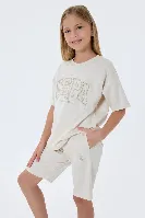 Resim U.S. Polo Assn Kids Kız Çocuk Şort Takım Us2527-4