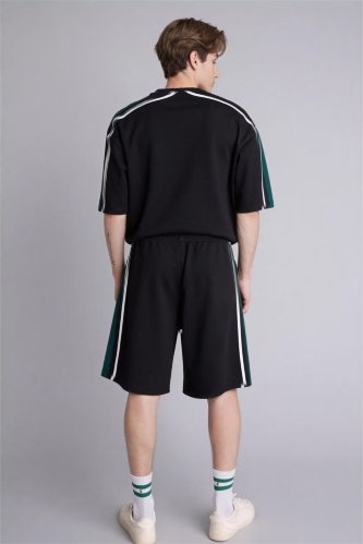 Resim Defacto Erkek  Kot&Kanvas Şort G4186AX/BK81