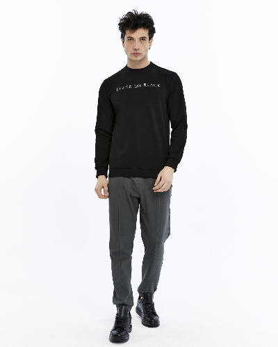 Resim Paul&More O Yaka Erkek Sweat 239 Black