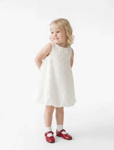 Resim Koton Kız Bebek Elbise 6SMG80050AW