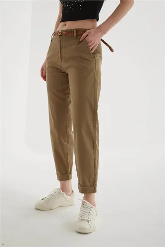Resim Fashion Friends Kadın Kanvas Pantolon 26Y0107K1