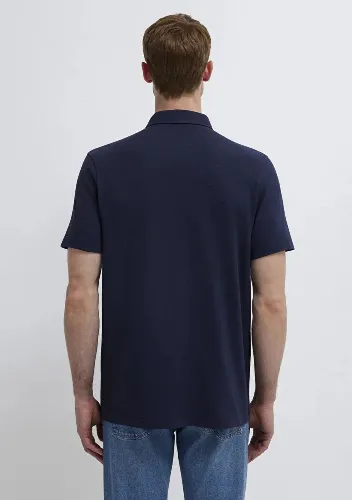 Resim Mavi Erkek T-shirt M0613267-86415