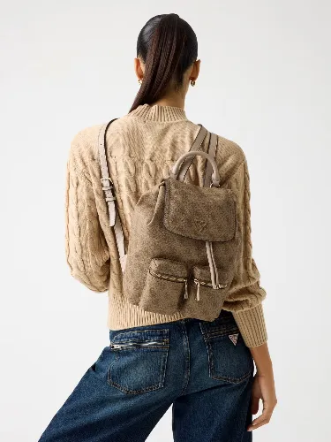 Resim Guess Handbag  Kadın  Çanta HWSG7118310-LTL Manhattan Iı Flap Backpack