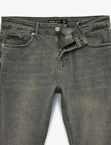 Resim Koton Erkek Jean Pantolon 7WAM40006ND