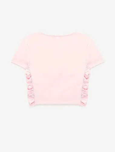 Resim Koton Kadın T-shirt 6SAK10203NK
