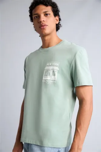 Resim Defacto Erkek T-shirt G5998AX/GN1283