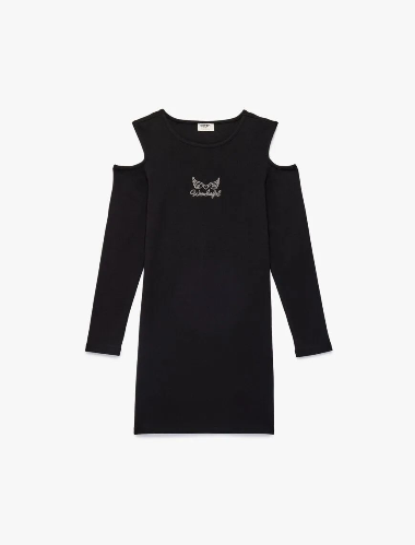 Resim Koton Kız Çocuk Elbise 6SKG80069AK