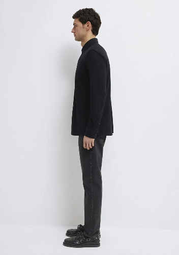 Resim Mavi Erkek Uzun Kol Gömlek M0212062-900