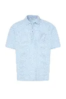 Resim Süvari Büyük Beden Polo Yaka Waffle  Erkek T-Shirt Sts1014000004