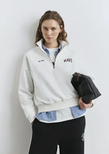 Resim Mavi Kadın Sweat M1S10373-70057